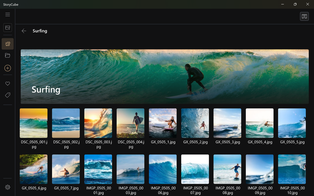 StoryCube AI Album Surfing